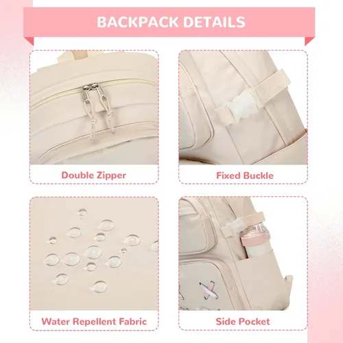 Miniatura 7 de Mochila de viaje casual para adolescentes y niñas