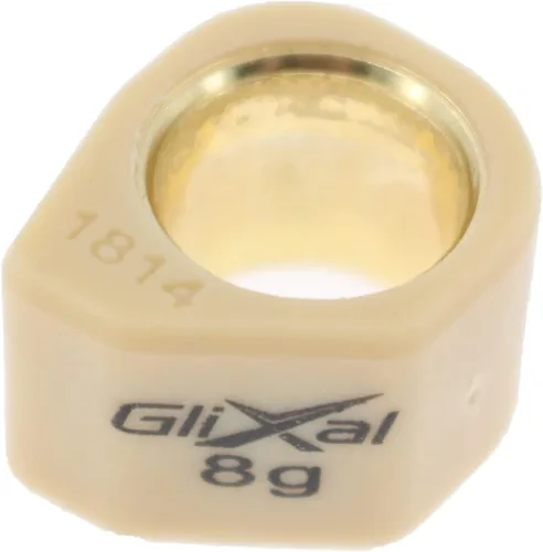 Miniatura 4 de Glixal deslizadores de variador polígono de alto rendimiento de 18x14mm, rodillos deslizantes de carreras de peso de 152QMI 157QMJ GY6 125cc 150cc