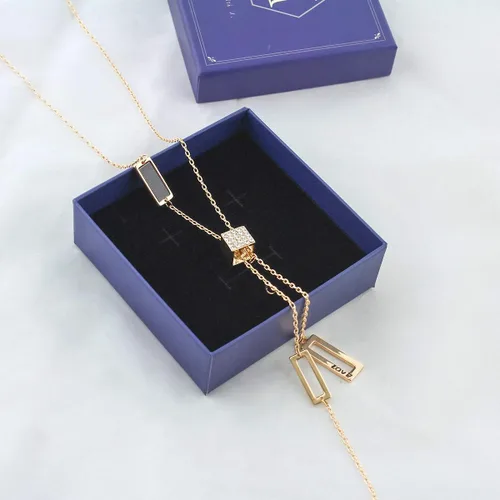 Miniatura 2 de Merdia Long Necklace for Women Sweater Chain Necklace Elegant Jewelry Accessories Dressy Collocation Winter Evening Party Wedding Charm Necklace