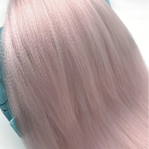 Miniatura 3 de Cabello trenzado preestirado en oro rosa púrpura 26 pulgadas extensiones de cabello de color rosa claro para trenzas de ganchillo, trenzas de caja