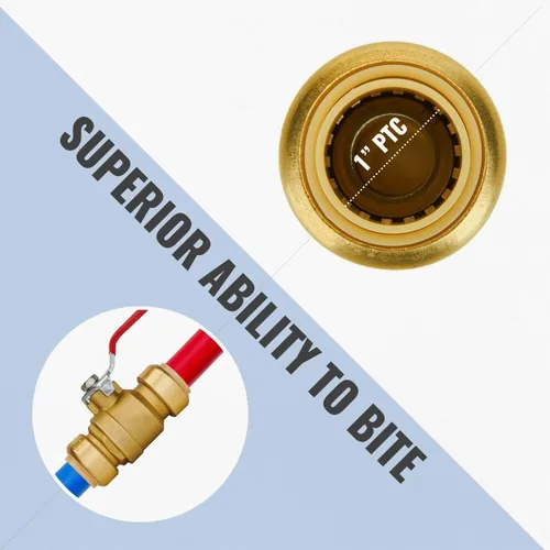 Miniatura 7 de Válvula de cierre de bola de 1 pulgada, Válvula de bola de 1 pulgada SUNGATOR, Accesorios de cierre de agua de conexión por presión, Accesorios