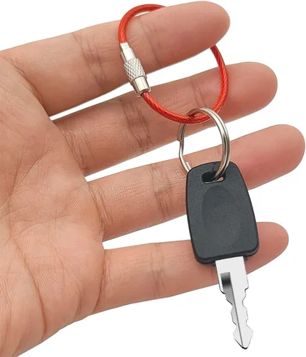 Miniatura 3 de Llaves de equipaje, 002 007 Llaves plateadas para T-S-A 002 007 llaves de bloqueo de equipaje maestro + 1 llavero, compatible con bolsa, maleta