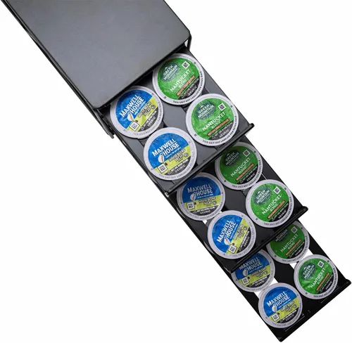 Miniatura 7 de Flagship Soporte para Cápsulas K de 3 Niveles Organizador de Cápsulas de Café para Ahorrar Espacio en Encimera de Cocina (Capacidad para 42 Cápsulas)