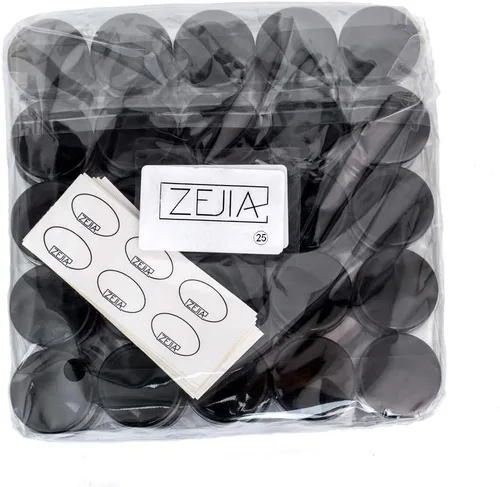 Miniatura 71 de Envases de muestra de 3 gramos con tapas, 75 paquetes de tarros de muestra diminutos con etiquetas, envases cosméticos de plástico mini para Tapa