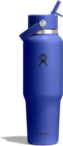 Miniatura 73 de Hydro Flask Botella de agua de viaje – Acero inoxidable aislado – Tapa ancha con pitillo, antiderrames, a prueba de fugas en 24 oz Trillium Pink