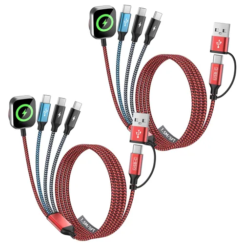 Miniatura 21 de Cruise Essentials - Cable de carga múltiple 3 en 2 para iPhone Watch Charger/iPhone 17/IP, iWatch Charger, Travel Camping Essentials compatible