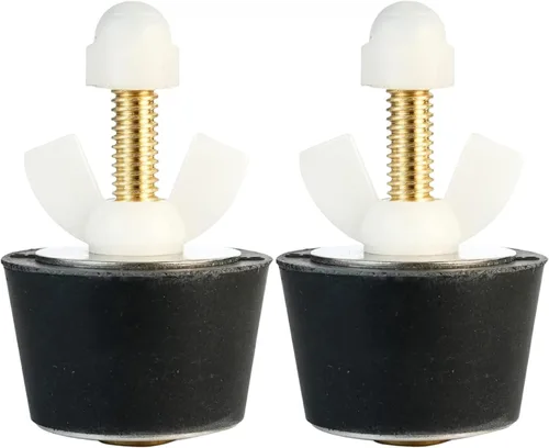 Miniatura 6 de #8 Invierno Plug Blow Thru con válvula Schrader para tubo de 1,5 pulgadas - LHBP8 (1)