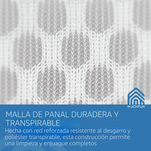 Miniatura 2 de 3 bolsas de malla de hexagonal para ropa delicada, 12 x 16 pulgadas