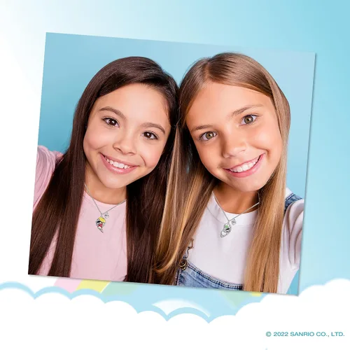 Miniatura 2 de Hello Kitty Sanrio and Friends - Juego de collar de amistad para niñas de 16 + 3 pulgadas, con licencia oficial, Disfraz, No es una piedra preciosa