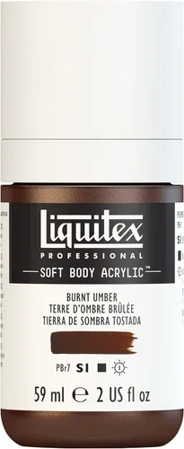 Miniatura 89 de Liquitex Professional Soft Body - Pintura acrílica, botella de 2 onzas (59 ml), blanco titanio Titanio Blanco