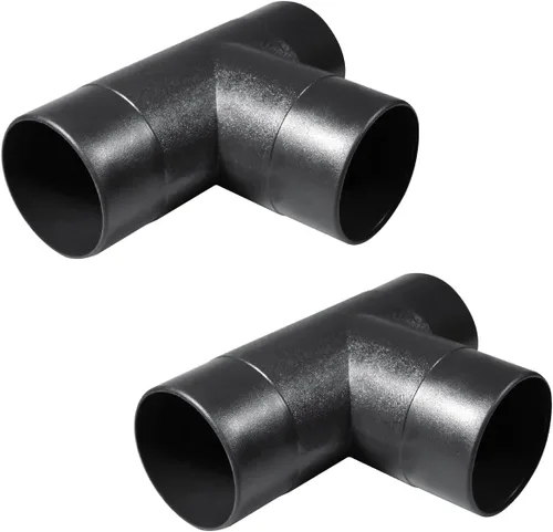 Miniatura 8 de POWERTEC 70364V Codo de 90 grados de diámetro exterior de 4 pulgadas para conector de manguera de recolección de polvo de 4 pulgadas (transparente)