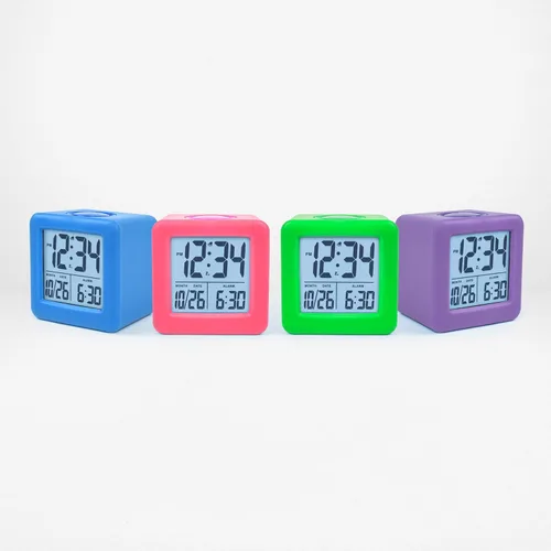 Miniatura 5 de Equity 73005 - Reloj despertador LCD con luz inteligente, color azul