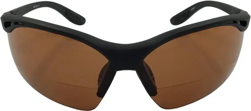 Miniatura 2 de 2 pares de lentes de sol bifocales de seguridad para conducir con esquina de lectura, brazos de agarre de goma (dioptría +1.50)