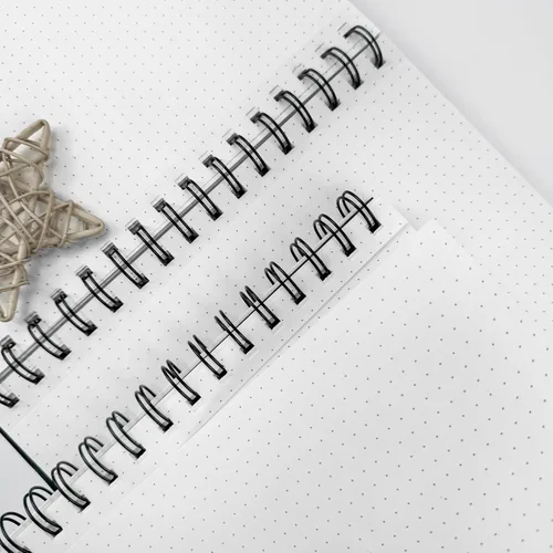 Miniatura 50 de Cuaderno grande en espiral rayado - Paquete de 4 cuadernos rayados de 8.5" x 11" con tapa dura de 7mm, cuaderno de 120 páginas, papel grueso de 100