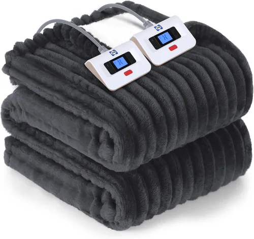 Miniatura 16 de Sealy - Manta eléctrica térmica con funda, manta térmica de 50 x 60 pulgadas, 6 niveles de calor y protección contra sobrecalentamiento con apagado