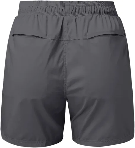 Miniatura 3 de Cotton Shorts Summer Sport Solid Compression Womens Cargo Pants 2023 with Pockets Drawstring Trousers High Rise Dark Gray