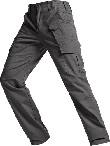 Miniatura 8 de CQR Men's Flex Ripstop Tactical Pants, Water Resistant Stretch Cargo Pants, Lightweight EDC Hiking Work Pants