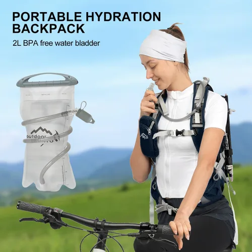 Miniatura 5 de IX INOXTO 20L Hydration Backpack, Waterproof Hiking Internal Frame Backpacks with 2L Hydration Water Bladder and Rain Cover