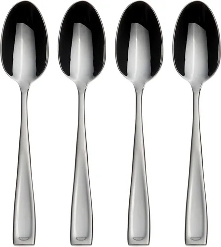Oneida Moda Cucharas de cóctel de cubiertos finos, 0.35 libras, color plateado