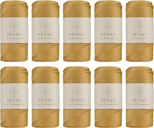 Miniatura 34 de Sensy Premium Cuerda de Poliéster de 2mm 251 Yardas Cuerda de Polipropileno 100% Cordón de Macramé 2mm Cordón para Bolsa de Ganchillo Cuerda