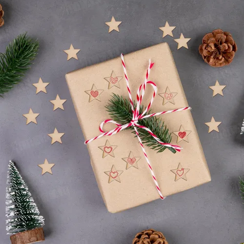 Miniatura 8 de AUEAR, Piezas de madera con forma de estrellas recortadas para manualidades, manualidades, costura, decoración de bricolaje (1 pulgada, 200 unidades)