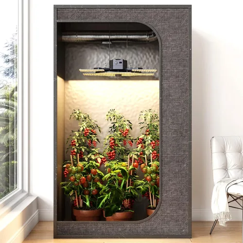 Miniatura 8 de Luz LED ajustable para cultivo con 3144 diodos, luces regulables para el conductor, espectro completo verdadero con panel extensible, lámpara