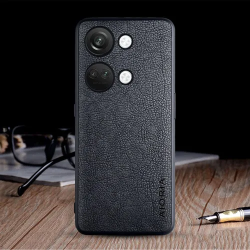 Miniatura 2 de AIORIA Funda para Oneplus Nord 3, pantalla de 6.74 pulgadas, funda de piel sintética de alta calidad, diseño retro de negocios, funda protectora