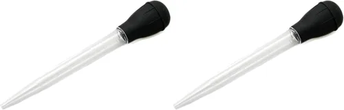 Miniatura 10 de Chef Craft Baster clásico con tubo transparente, 11.5 pulgadas de largo, negro