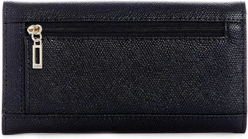 Miniatura 3 de GUESS Pish Posh - Cartera delgada con logotipo negro para mujer con caja de regalo