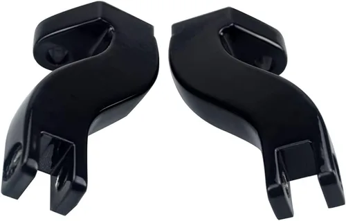 Miniatura 5 de Kit de Montaje de Reposapiés Trasero para Pasajero 10mm para Harley Touring Road King Road Glide Street Glide Electra Glide Modelos 1993-2025, Negro