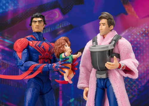 Miniatura 13 de TAMASHII NATIONS - Spider-Man: Across The Spider-Verse - Figura de acción de Peter B. Parker y MayDay Parker S.H.Figuarts