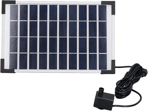 Miniatura 2 de Solar Water Well Well, 10V, 5W, Solar Fountain Set, Floating Solar Fountain Water Pump Set for Gardens, Swimming Pools, Aquariums, Aquariums