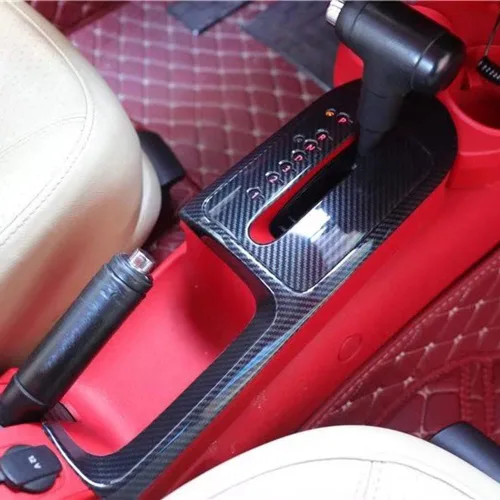Miniatura 5 de HIGH FLYING Para Volkswagen New Beetle 2003-2010 Accesorios para el interior del automóvil, kit de panel de engranajes de la consola, cubierta ABS