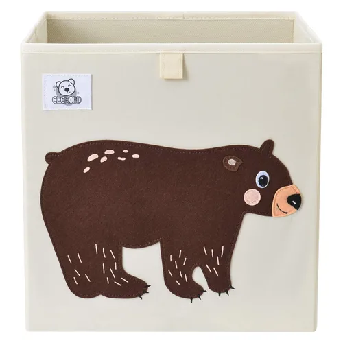 Miniatura 14 de Contenedores plegables de almacenamiento de animales de tela, caja/cofre/organizador para niños pequeños/niños, guardería, sala de juegos, 13 Alpaca