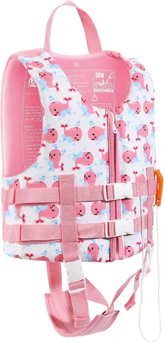 Miniatura 13 de MoKo Swimming Vest for Kids 20-30-50-77 lbs, Children Swim Vests Water Activity Equipment Cute Pattern Watersports Swimming Device for Toddlers Boys