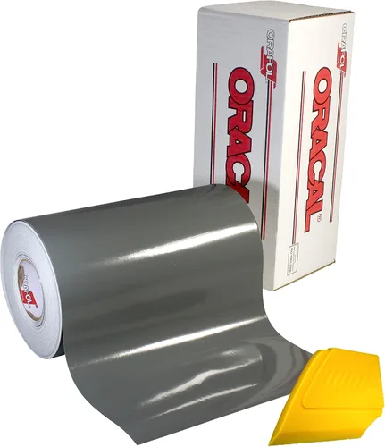 Miniatura 7 de Calcomanías de vinilo brillante Oracal 651 de 12 pulgadas x 5 pies con base de disolvente de color a elegir Amarillo dorado
