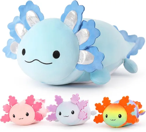 Miniatura 12 de MaoGoLan 5 piezas de peluche de foca gorda con 4 bebés en el interior - Almohada gigante de animal de peluche de foca ultrasuave de 20 pulgadas