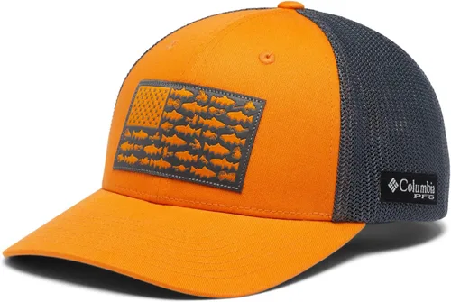 Miniatura 59 de Columbia - Gorra de malla con bandera con árboles unisex para adultos, corona alta