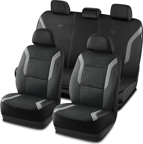 Miniatura 11 de Fundas de asiento de coche de espuma viscoelástica Skechers, fundas de asiento gruesas de malla Air Cool, fundas de asiento de coche para asientos