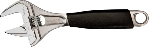 Miniatura 2 de Bahco Llave ajustable SAE de boca grande de 8 pulgadas con mango, mandíbula ancha, cabeza delgada y agarre True Ergo para espacios reducidos, ideal
