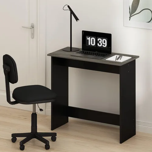 Miniatura 13 de Furinno Go Green Home - Escritorio para computadora portátil con 2 cajones, nogal oscuro