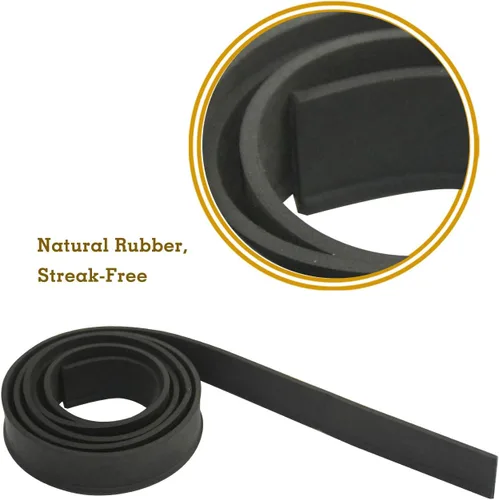 Miniatura 2 de Repuesto de goma para escobilla de goma de 42 pulgadas, repuestos de escobilla comercial para limpiacristales de ventanas, color negro