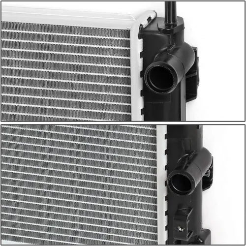 Miniatura 3 de DNA Motoring OEM-RA-2323 Radiador de enfriamiento de aluminio atornillado estilo OE compatible con 01-06 Stratus / Sebring AT, 26-9/16 pulgadas