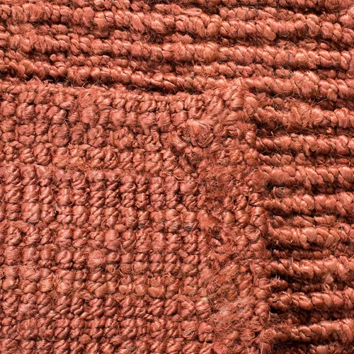 Miniatura 8 de SAFAVIEH Alfombra de área de 8x10 pies - Colección de fibra natural - Grande - Óxido, yute hecho a mano, estilo de granja, pelo grueso con textura