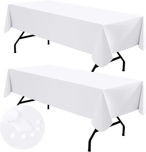 Miniatura 32 de homing - Mantel cuadrado de vinilo, mantel de plástico impermeable y a prueba de derrames con respaldo de franela, cubierta de mesa fácil de limpiar