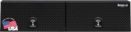 Miniatura 17 de Buyers Products 1721363 Topsider - Caja de herramientas para camión, 18 x 16 x 72 pulgadas, aluminio con banda de rodadura de diamante negro