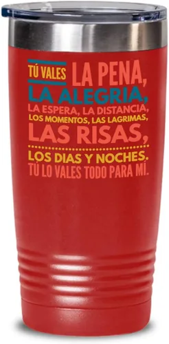 Miniatura 7 de Regalo para esposo Taza de café para esposa Perfecto regalo para graduados, profesionales y estudiantes Vaso con afirmaciones positivas, Negro