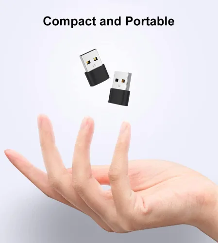 Miniatura 8 de Adaptador USB C hembra a USB macho, paquete de 3 unidades, adaptador USB tipo C a USB-A OTG compatible con iPhone 17/16/15 Samsung Galaxy