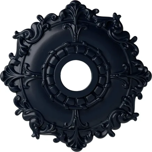 Miniatura 34 de Ekena Millwork CM18RL medallón de techo Riley de 18 in (diam. ext.) x 3 1/2 in (diam. int.) x 1 1/2 in, CM18RL Primed