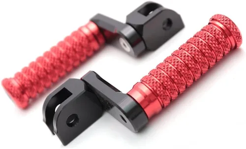 Miniatura 20 de MC MOTOPARTS POLE - Clavijas de pie delanteras elevadoras de extensión CNC de 0.984 in compatibles con YZF R3 2015-2017